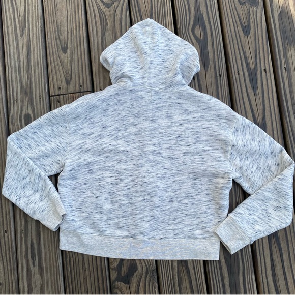 J. Crew Vintage Fleece Cropped Zip Up Hoodie - Picture 2 of 10